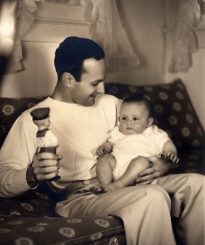 Baby Steve with Dad