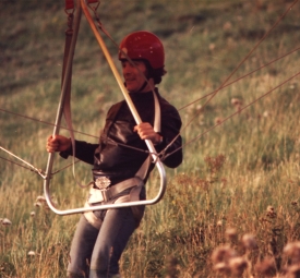 Hang gliding