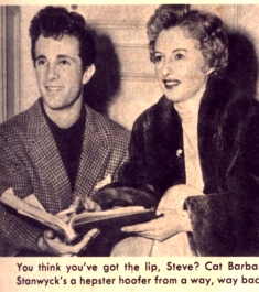 Steve Rowland with Barbara Stanwyck