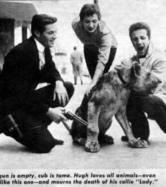 Steve Rowland with Hugh O'Brien and Kathy Case