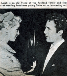 Steve Rowland with Janet Leigh