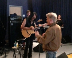 Rehearsal at the Brooklyn Barclay Center venue